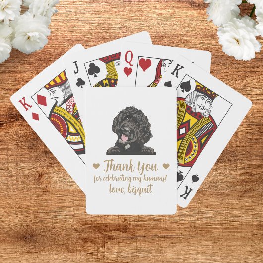 Gastgeschenk Hochzeit spielen von Hunden Spielkarten