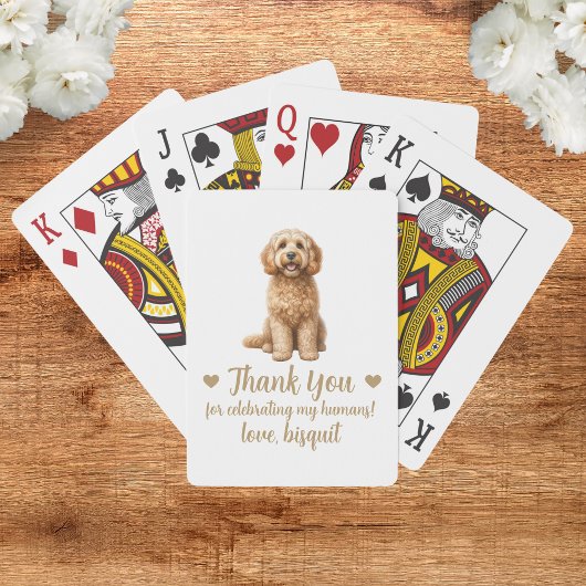 Gastgeschenk Hochzeit spielen von Hunden Spielkarten
