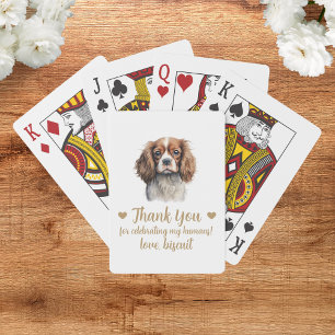 Gastgeschenk Hochzeit spielen von Hunden Spielkarten