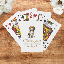 Gastgeschenk Hochzeit spielen von Hunden Spielkarten
