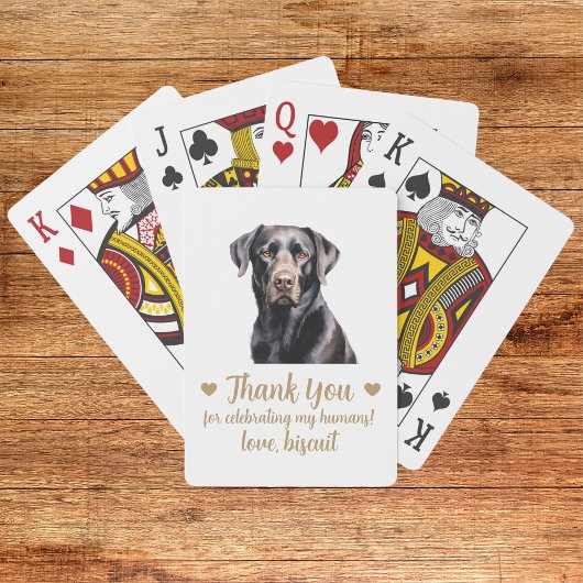 Gastgeschenk Hochzeit spielen von Hunden Spielkarten