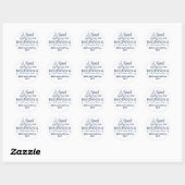 GASTGESCHENK HOCHZEIT STICKER A Sweet End (Blatt)