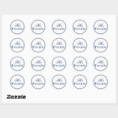 Gastgeschenk Hochzeit-Sticker "Ihre Favoriten" - M Runder Aufkleber (Blatt)