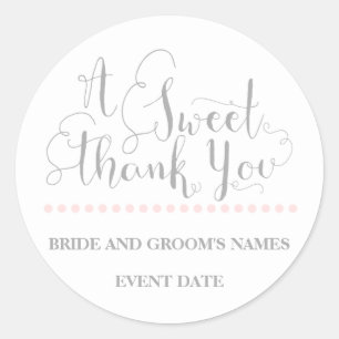 GASTGESCHENK HOCHZEIT STICKER Phrase "A Sweet Dank