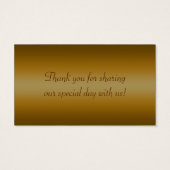 Gastgeschenk Hochzeit-Tag (Rückseite)