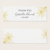 Gastgeschenk Hochzeit Tag (Vorne & Hinten)