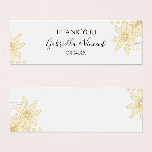 Gastgeschenk Hochzeit Tag (Vorne & Hinten)