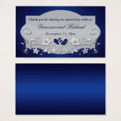 Gastgeschenk Hochzeit-Tag für Seestreitkräfte, Sil (Vorne & Hinten)