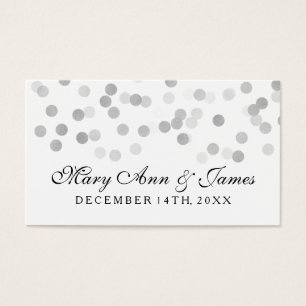 Gastgeschenk Hochzeit Tag Imitate Silver Foil Glit