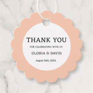 Gastgeschenk Hochzeit-Tags anzeigen Geschenkanhänger