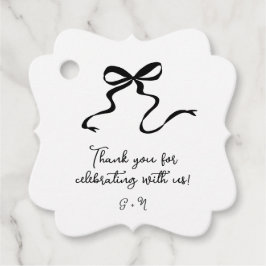 Gastgeschenk Hochzeit-Tags der handgezeichneten Bo Geschenkanhänger