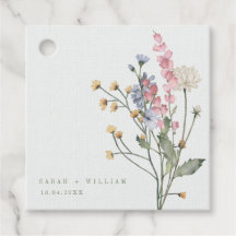 Gastgeschenk Hochzeit-Tags für Blume