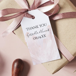 Gastgeschenk Hochzeit-Tags für hellblaue rosa Kris Geschenkanhänger