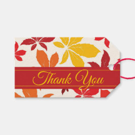 Gastgeschenk Hochzeit-Tags für helle Herbstlaub Geschenkanhänger