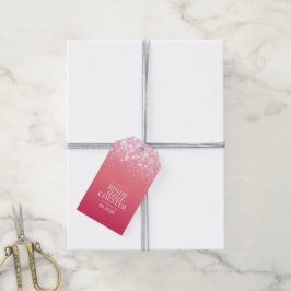 Gastgeschenk Hochzeit-Tags für Rosa Champagner Geschenkanhänger