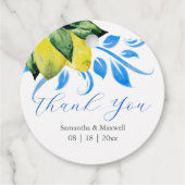 Gastgeschenk Hochzeit-Tags Geschenkanhänger (Rückseite)