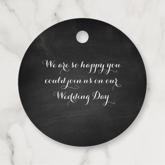 Gastgeschenk Hochzeit-Tags Geschenkanhänger (Rückseite)