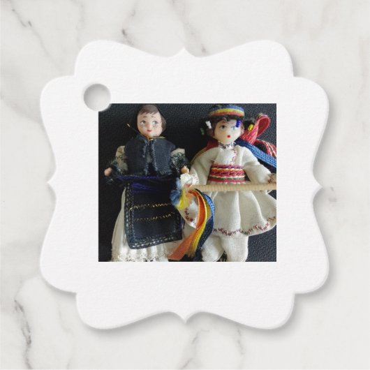 Gastgeschenk Hochzeit-Tags Geschenkanhänger (Vorderseite)