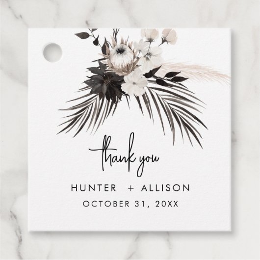 Gastgeschenk Hochzeit-Tags | Halloween Geschenkanhänger (Vorderseite)