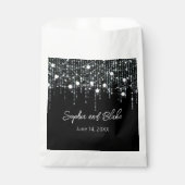 Gastgeschenk Hochzeit-Taschen für Schwarzweiß-Hang Geschenktütchen (Vorderseite)