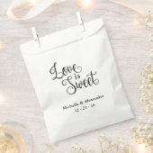 Gastgeschenk Hochzeit-Taschen - Liebe ist süß Geschenktütchen (Ausgeschnitten)