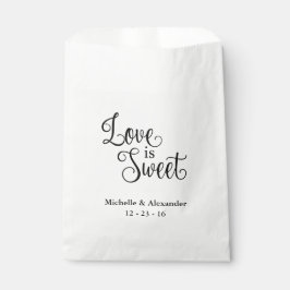 Gastgeschenk Hochzeit-Taschen - Liebe ist süß Geschenktütchen