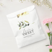 Gastgeschenk Hochzeit Taschen Liebe ist süßes Oliv Geschenktütchen (Versiegelt)