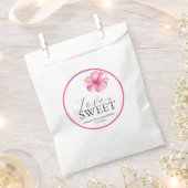Gastgeschenk Hochzeit Taschen Tropenrosa Blume Geschenktütchen (Ausgeschnitten)
