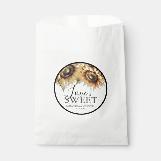 Gastgeschenk Hochzeit Taschen Wasserfarben Sonnenb Geschenktütchen (Vorderseite)