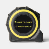 Gastgeschenk Hochzeit Trauzeuge Namensschild-Tool Maßband (Vorderseite)