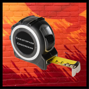 Gastgeschenk Hochzeit Trauzeuge Namensschild-Tool Maßband