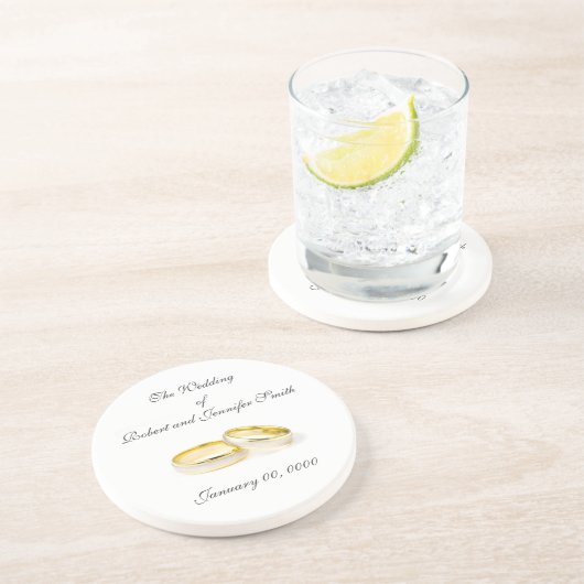 Gastgeschenk Hochzeit Untersetzer (Seite)