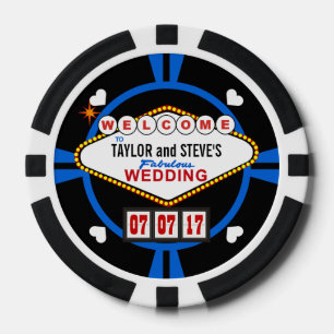 Gastgeschenk Hochzeit Vegas Casino Poker Pokerchips