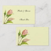 Gastgeschenk Hochzeit Vielen Dank für Ihre kundens Visitenkarte (Vorne/Hinten)