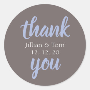 Gastgeschenk Hochzeit Vielen Dank, Ihr Sticker
