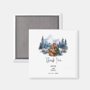 Gastgeschenk Hochzeit Weihnachtsabenteuer Ehe im F Magnet