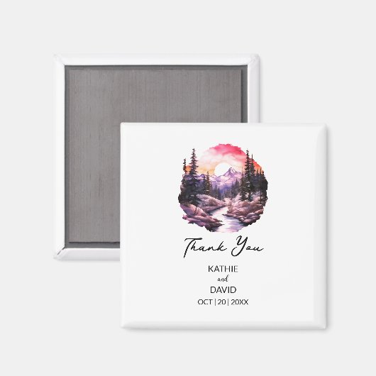 Gastgeschenk Hochzeit Weihnachtsabenteuer Ehe im F Magnet (Vorderseite/Rückseite)