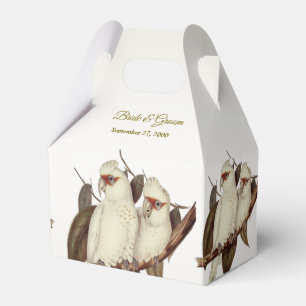 Gastgeschenk Hochzeit "Weiße Vögel" Geschenkschachtel