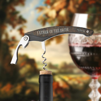 Gastgeschenk Hochzeit Wine Corkschraube Flasche Öf Kellnermesser