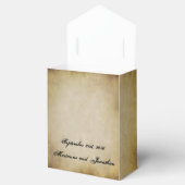 Gastgeschenk Hochzeit-Zelt-Box Geschenkschachtel (Geöffnet)