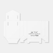 Gastgeschenk Hochzeit Zent Geschenkschachtel (Ungefaltet)