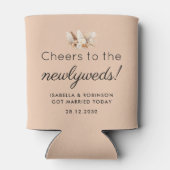 Gastgeschenk Hochzeit zum Wüstensand der Neugebore Dosenkühler (Rückseite)