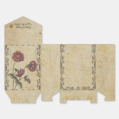 Gastgeschenk Hochzeiten der Gothic Romance - Dark  Geschenkschachtel (Ungefaltet)