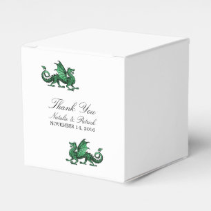 Gastgeschenk Hochzeiten für den grünen Drachen Geschenkschachtel