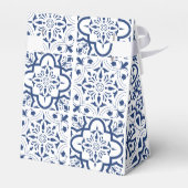 Gastgeschenk Hochzeiten für die blaue Mittelmeerkü Geschenkschachtel (Rückseite)