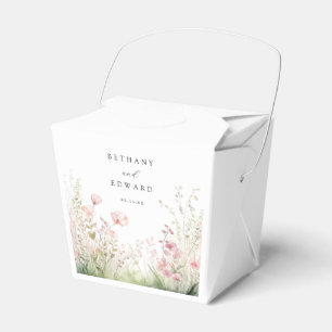 Gastgeschenk Hochzeiten für empfindliche Wildblume Geschenkschachtel