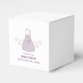 Gastgeschenk Hochzeiten für lila Süßchemie Geschenkschachtel (Vorderseite)