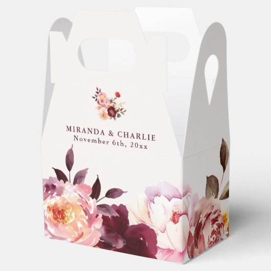 Gastgeschenk Hochzeiten für Lush Fall Geschenkschachtel (Geöffnet)