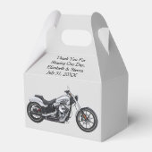 Gastgeschenk Hochzeiten für Motorräder Geschenkschachtel (Rückseite)