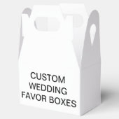 Gastgeschenk Hochzeiten für Personalisierte Gable- Geschenkschachtel (Geöffnet)